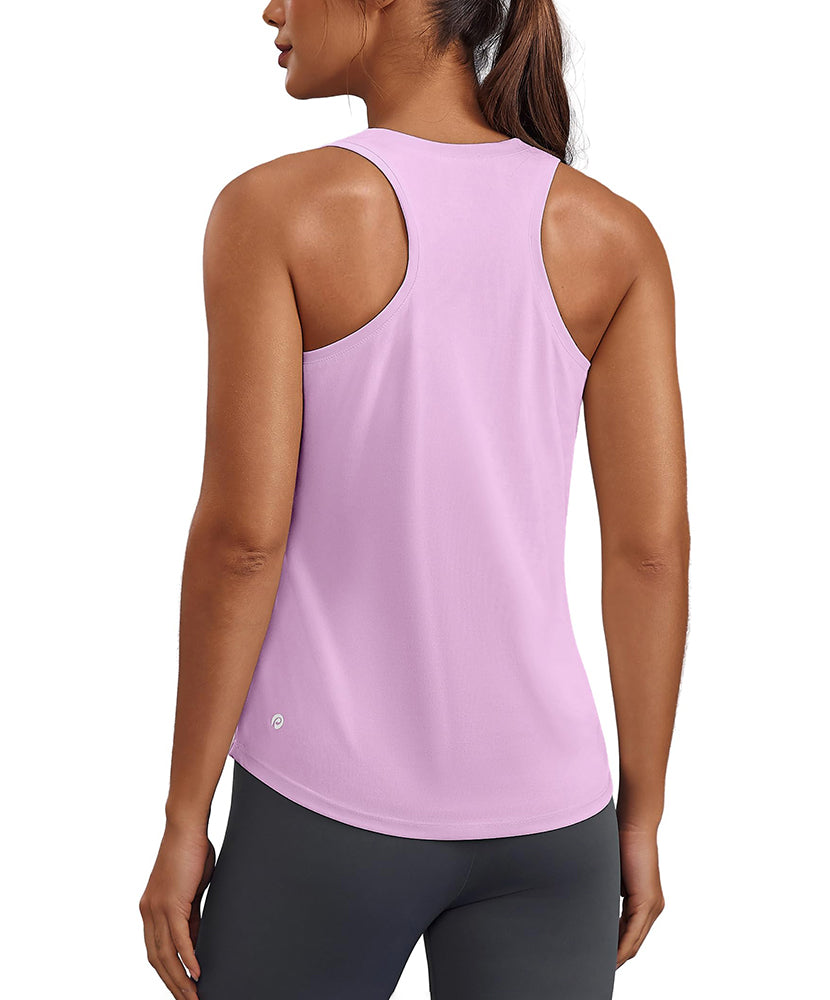 Athletic U-neck UPF 50+ Workout Tank Top for Women