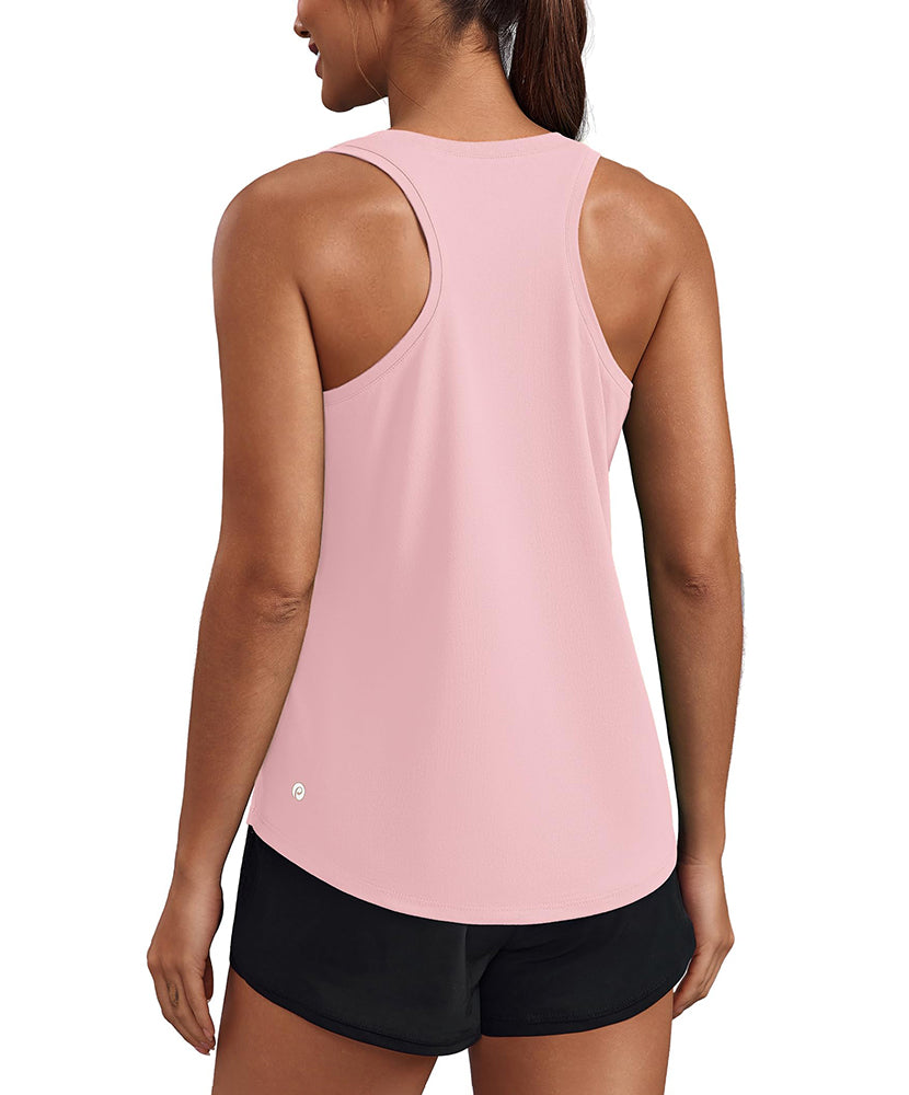 Athletic U-neck UPF 50+ Workout Tank Top for Women