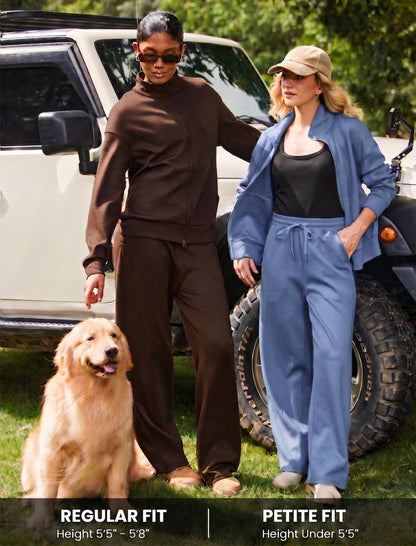 Women's Essential Jacket Pants Tracksuit Set